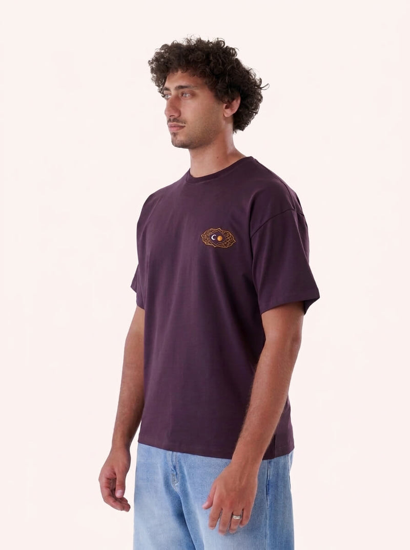 Lunar Balance Embroidered Tee