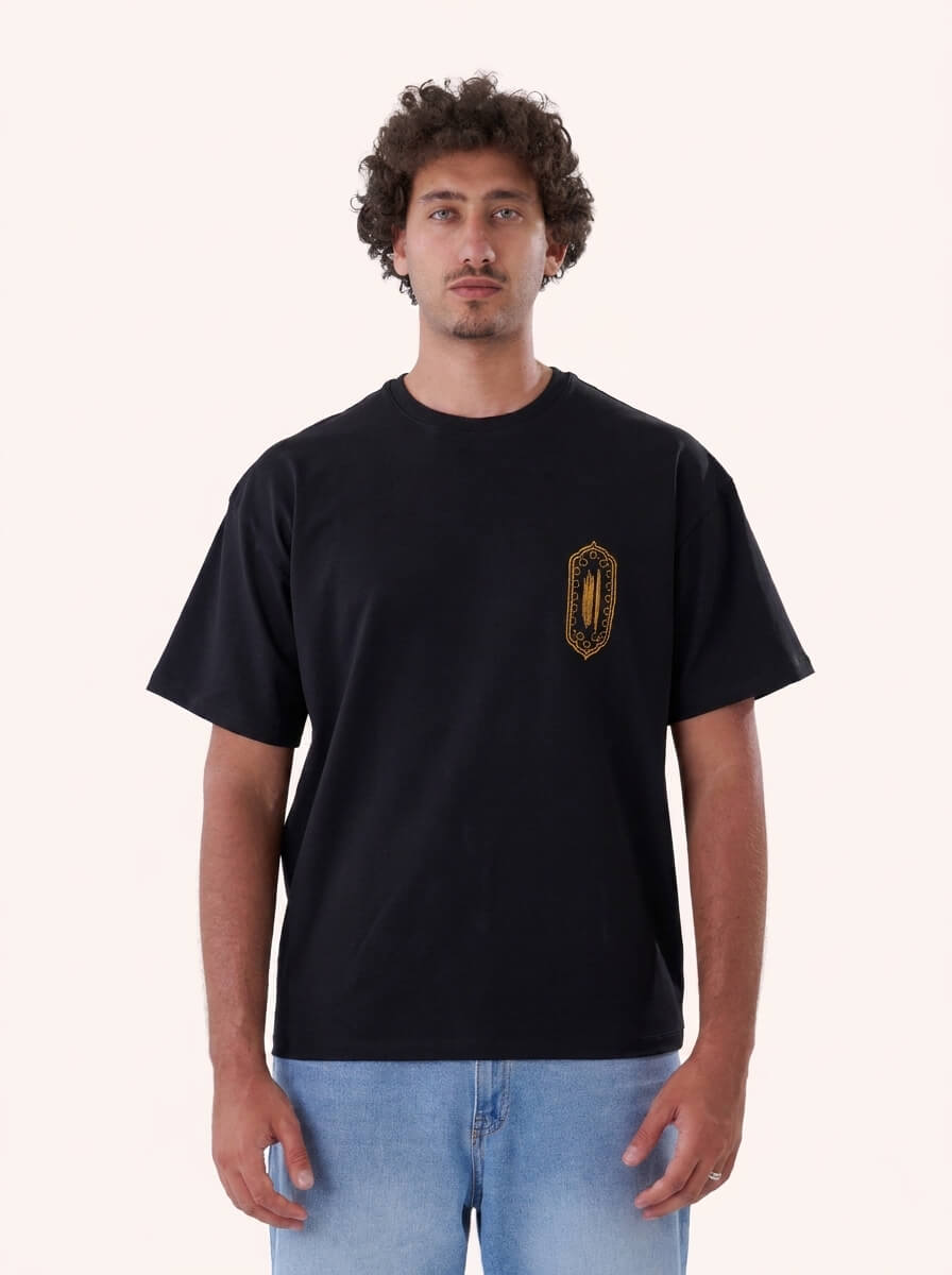 Stellar Path Embroidered Tee